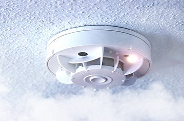 Smoke Detector in a Denver, CO Office in Need of a Commercial Electrician